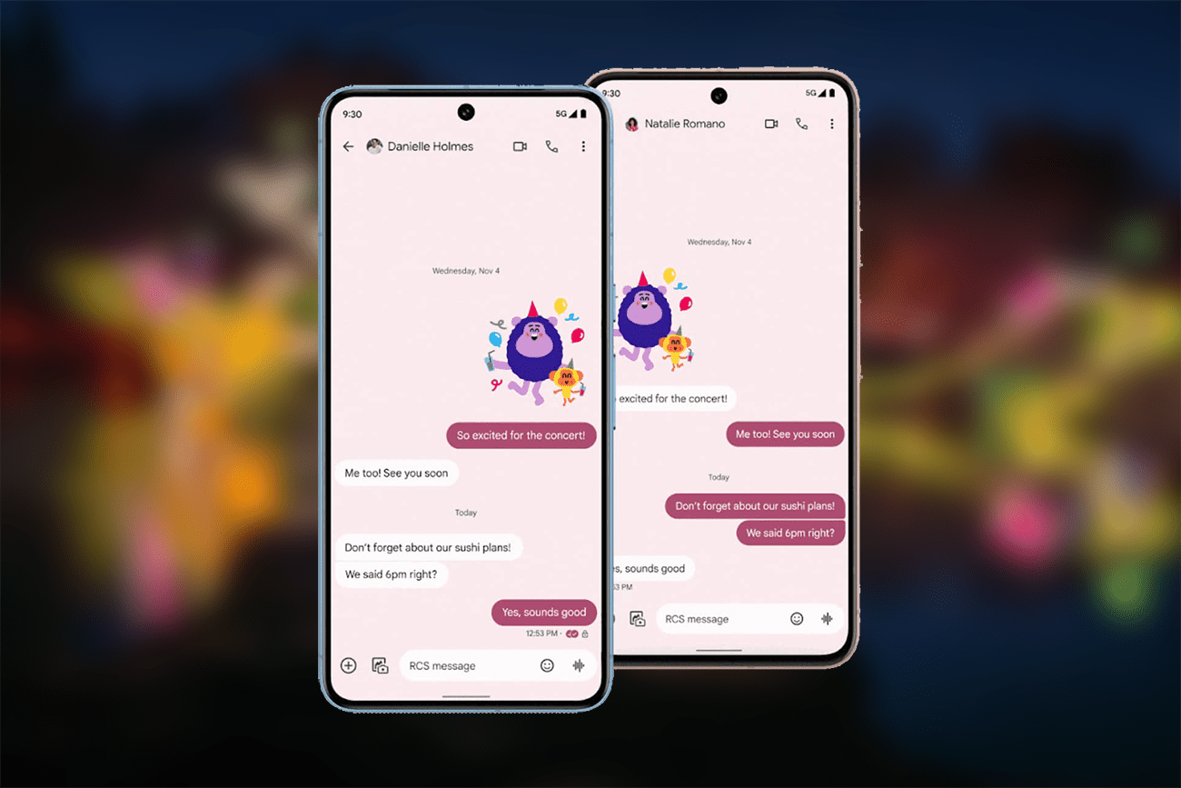 La personnalisation des bulles dans Google Messages