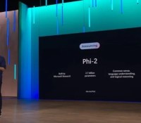 La présentation de Phi-2 par Satya Nadella // Source : Microsoft