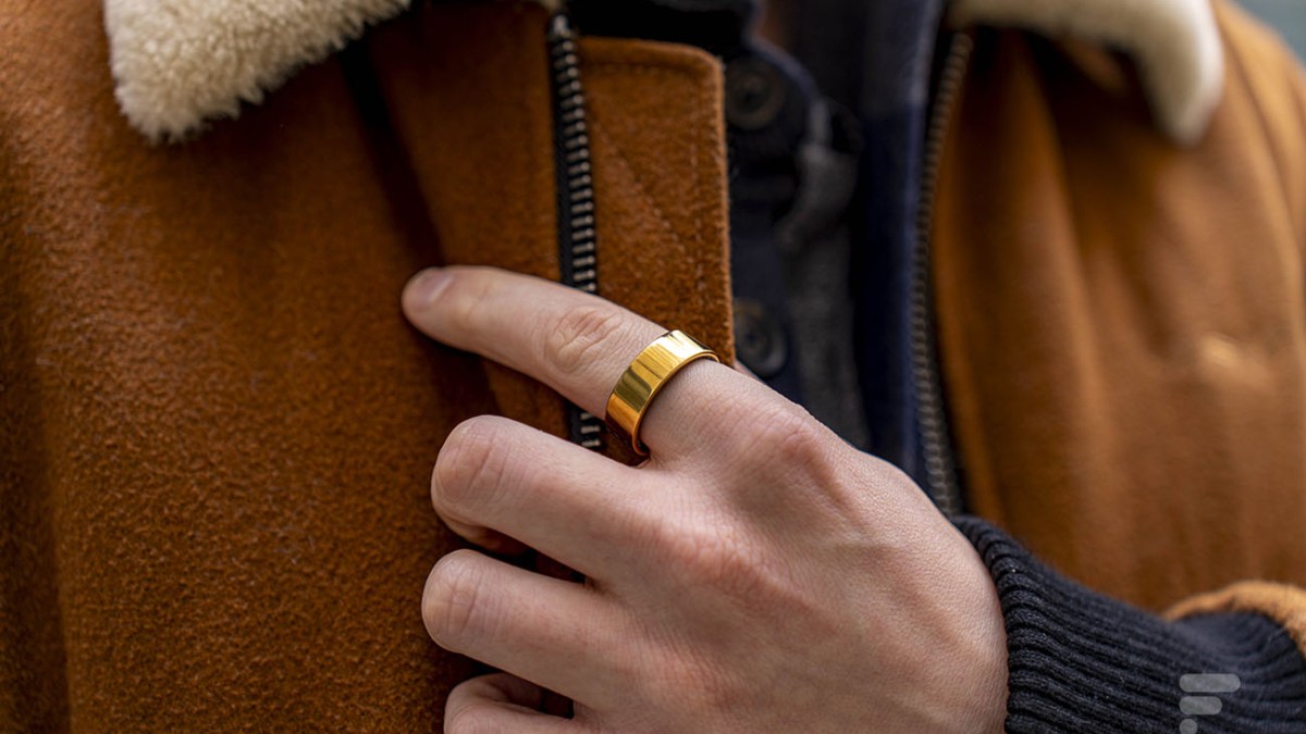 La bague connectée Ultrahuman Ring Air pour illustration