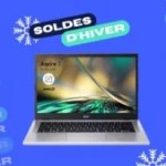 Le prix soldé de cet ultrabook Acer avec Ryzen 5 dernière gen ne dépasse pas les 450 €