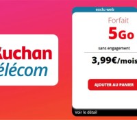 auchan télécom forfait 5Go janvier 2024