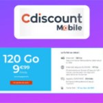 Cdiscount mobile CDAV forfait  120 Go