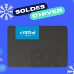 Crucial BX500 : ce SSD de 1 To se négocie à un super prix pendant les soldes