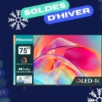 Superbe affaire des soldes pour ce géant TV 4K QLED de 75 pouces (moins de 800 €)