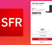 SFR box fibre starter offre Janvier 2024