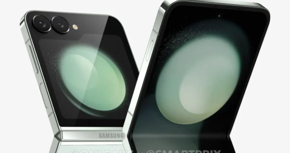 Un rendu du Samsung Galaxy Z Flip 6 // Source : OnLeaks et SmartPrix