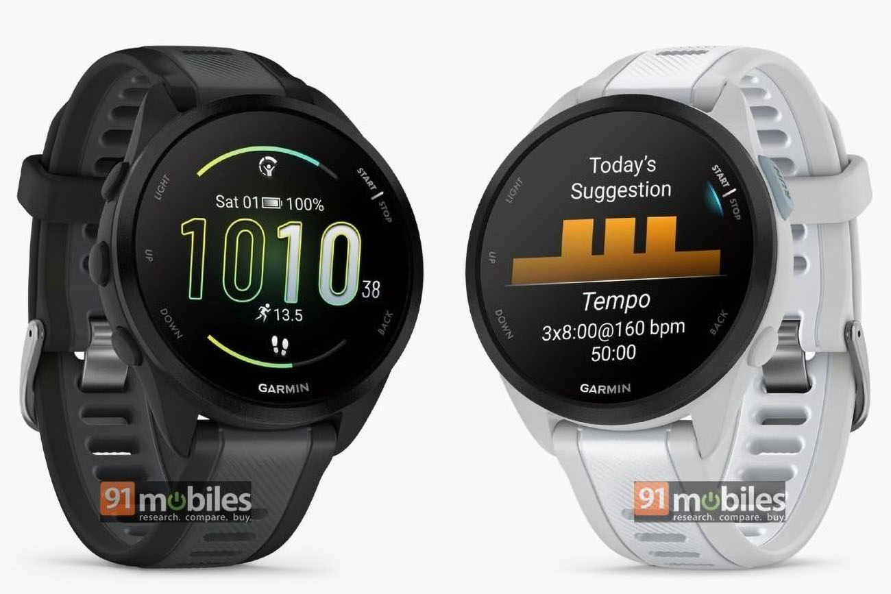 La Garmin Forerunner 165