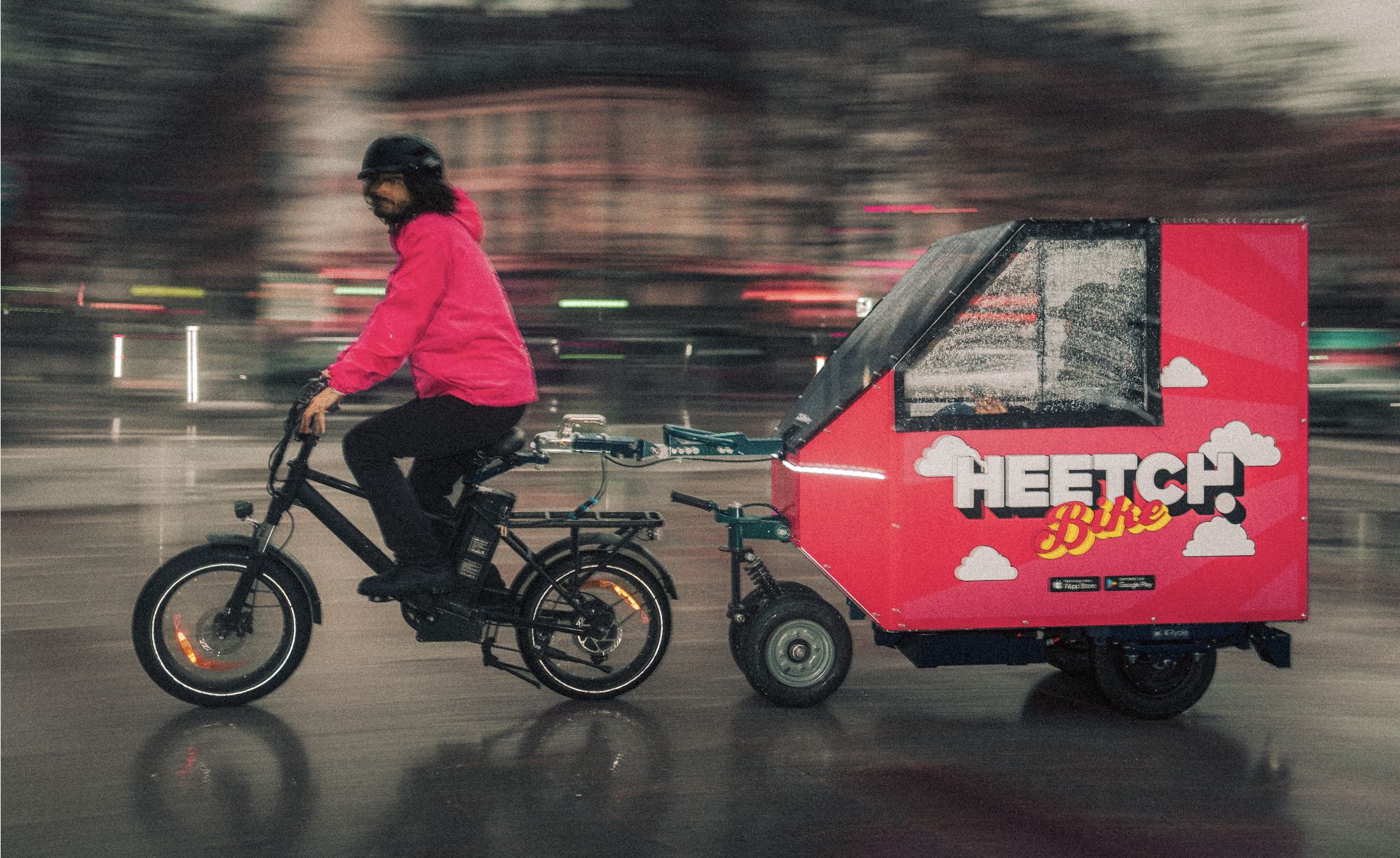 Heetch bike chauffeur vélo électrique