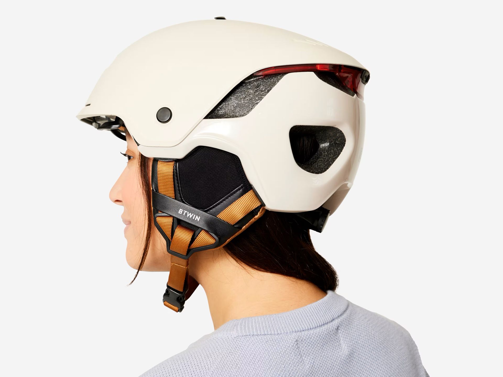 Casque vélo Decathlon Btwin 900 blanc