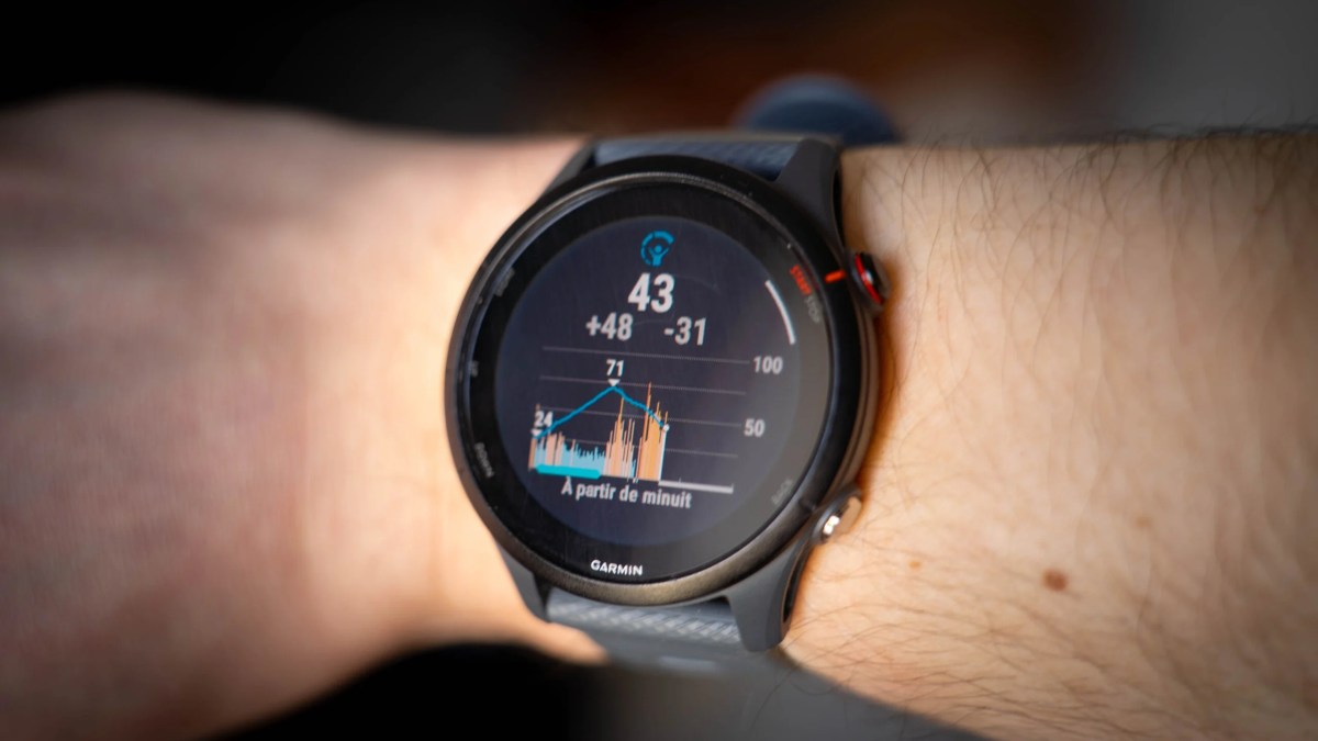 Le score Body Battery sur la Garmin Forerunner 255
