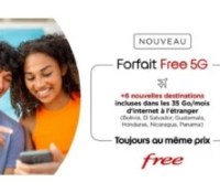 Free 5G nouvelles destinations