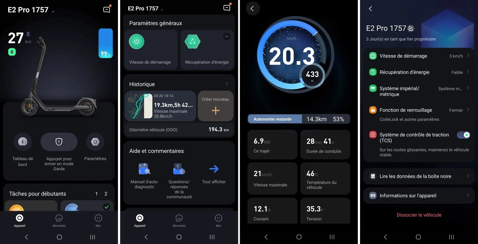 Ninebot E2 Pro application Segway