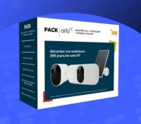 Pack de caméra de surveillance Arlo Pro 4 XL + Arlo Pro 3 Floodlight  + Panneau Solaire