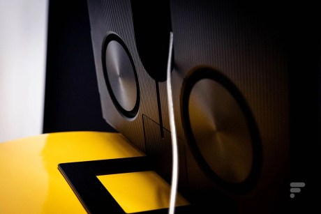 L'enceinte Music Frame de Samsung // Source : Geoffroy Husson - Frandroid