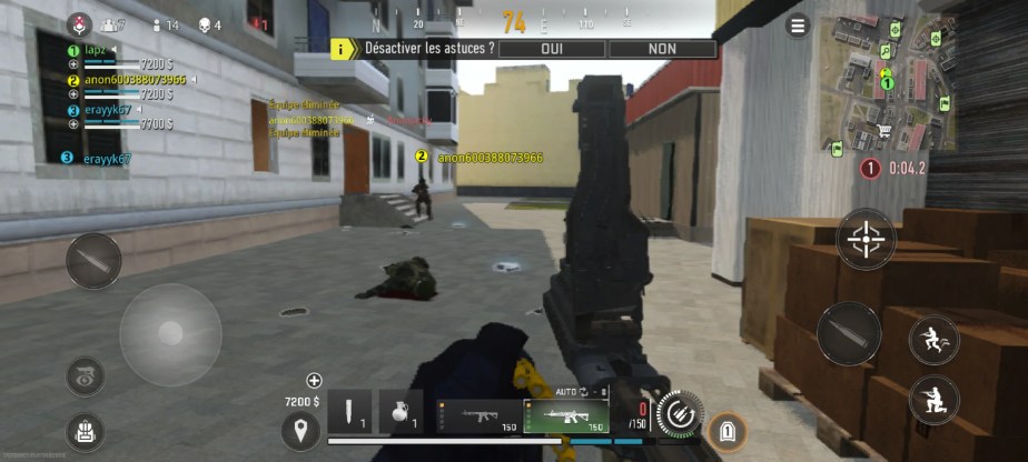 Call of Duty Warzone Mobile sur Nokia X30 5G