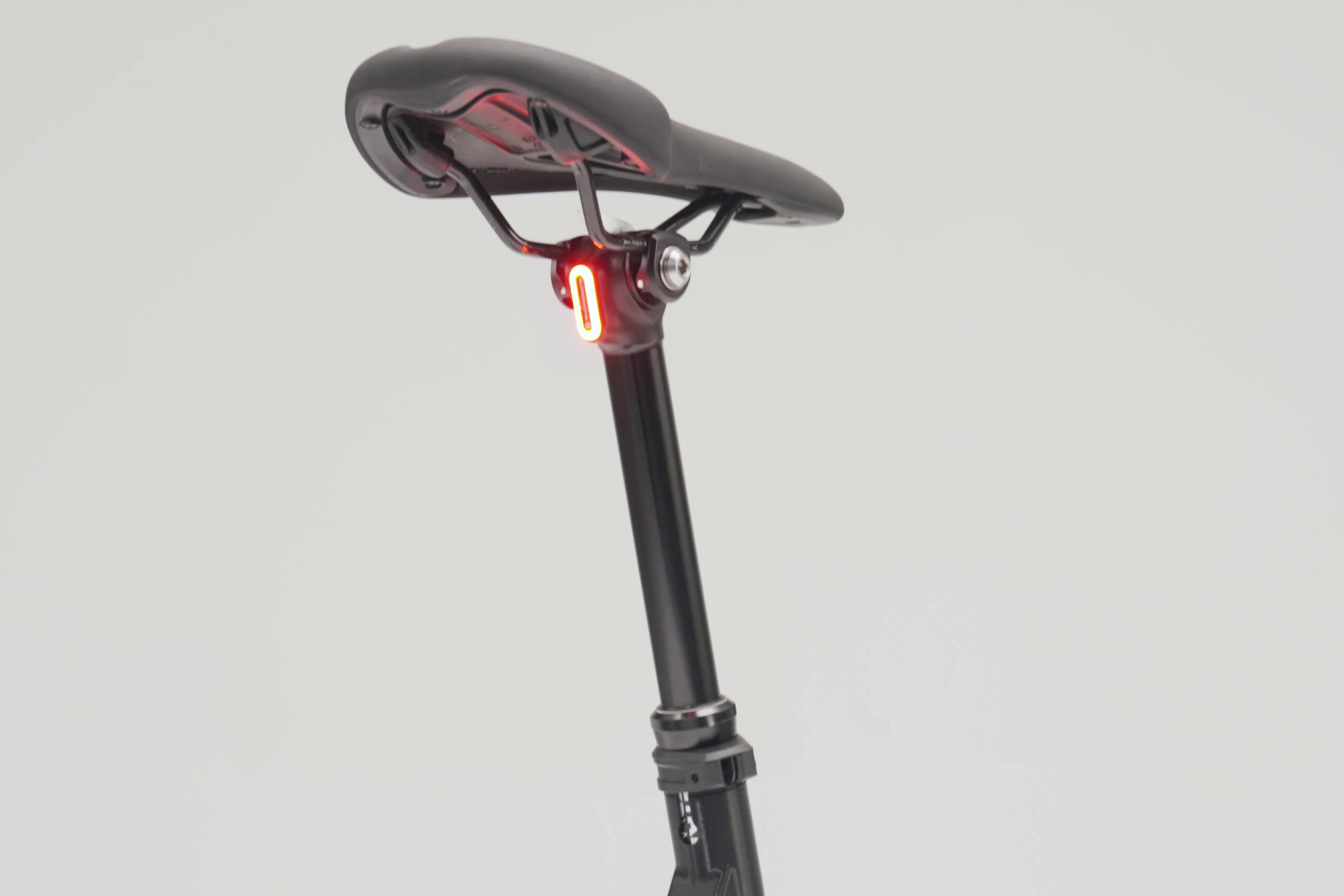 Tube selle vélo lumière