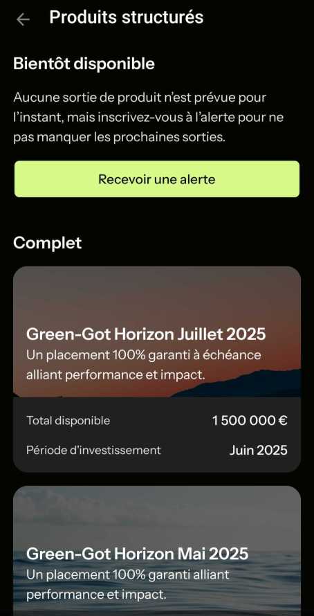 Green-Got produits structurés