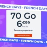 70 Go à moins de 7 €/mois : c’est la super offre des French Days côté forfaits mobile