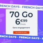 70 Go à moins de 7 €/mois : c’est la super offre des French Days côté forfaits mobile