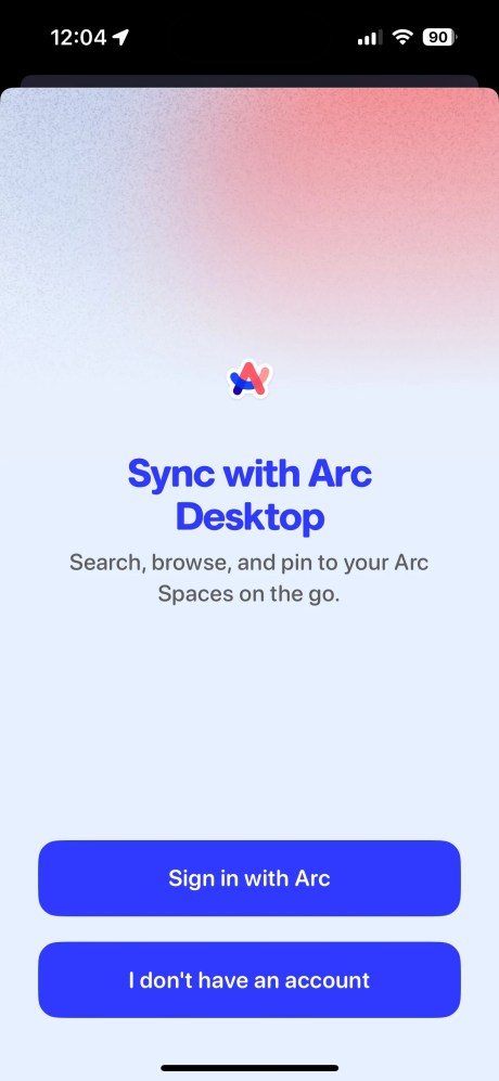 Arc Sync sur iOS // Source : ElR - Frandroid