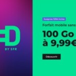 Jusqu’à demain seulement, ce forfait 4G de 100 Go est à moins de 10 €/mois chez RED by SFR