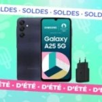 Galaxy A25 : ce bon milieu de gamme signé Samsung est soldé à -40 % sur Amazon
