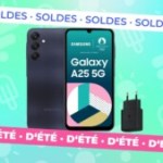 Galaxy A25 : ce bon milieu de gamme signé Samsung est soldé à -40 % sur Amazon Galaxy A25 : ce bon milieu de gamme signé Samsung est soldé à -40 % sur Amazon