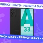 Samsung Galaxy A33 : moitié prix pendant les French Days pour ce smartphone qui reste encore une valeur sûre