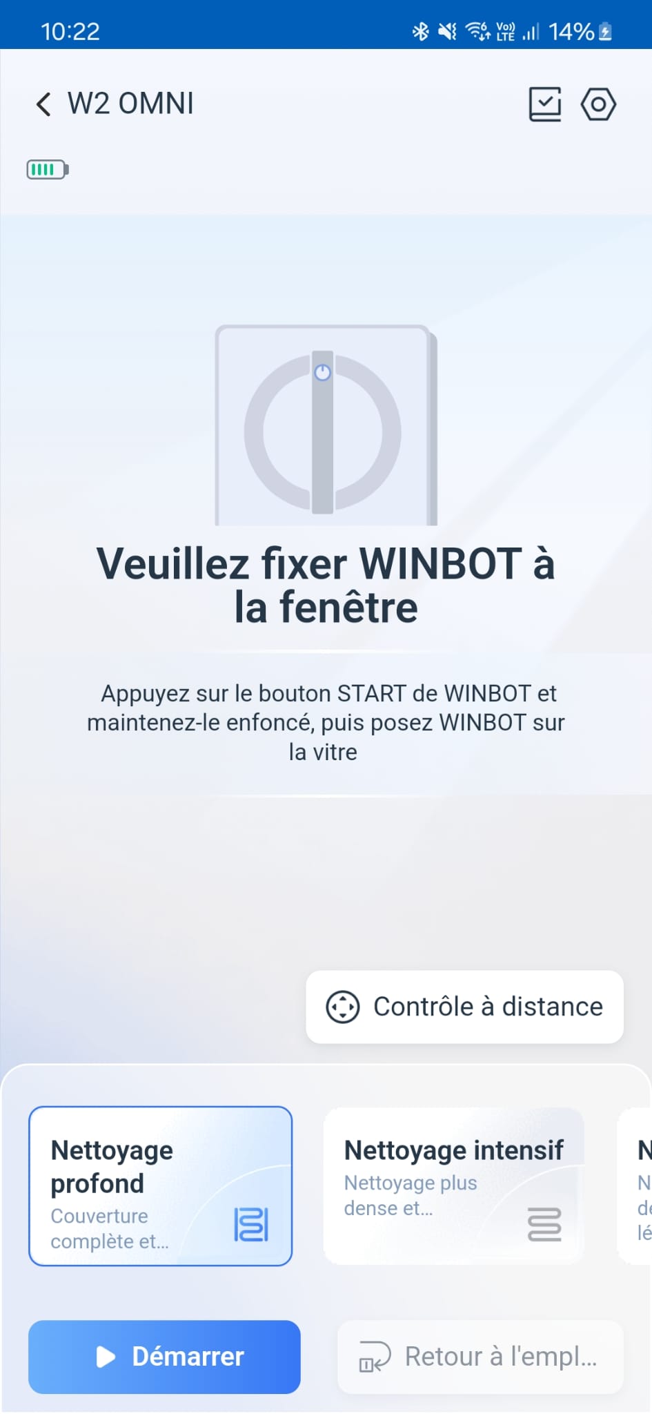 Screenshot Ecovacs Winbot W2 Omni 2