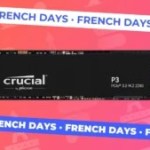 Le SSD Crucial P3 de 4 To, au format M.2, est encore moins cher pendant les French Days