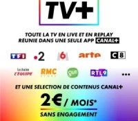L'offre TV+ de Canal+ à 2 euros par mois // Source : Canal+