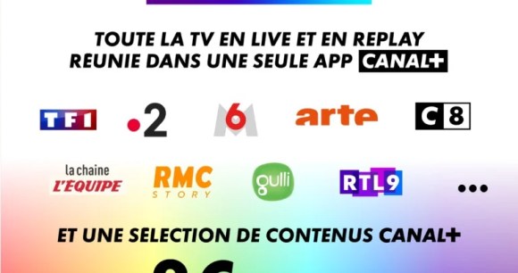 L'offre TV+ de Canal+ à 2 euros par mois // Source : Canal+