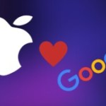 C'est « l'amour » fou entre Apple et Google // Source : Montage Frandroid