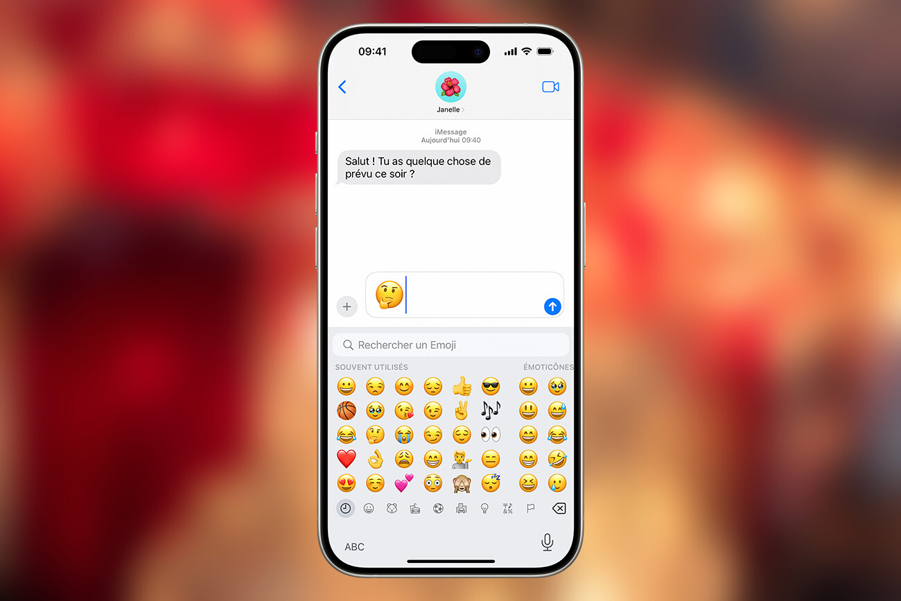 Les émojis sur iPhone