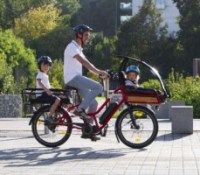 Le Vélo Cargo de l'Année 2024, l'Oklö EVO Longtail // Source : Oklo Cycles