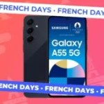 Le nouveau Samsung Galaxy A55 profite des French Days pour s’afficher 40 € moins cher