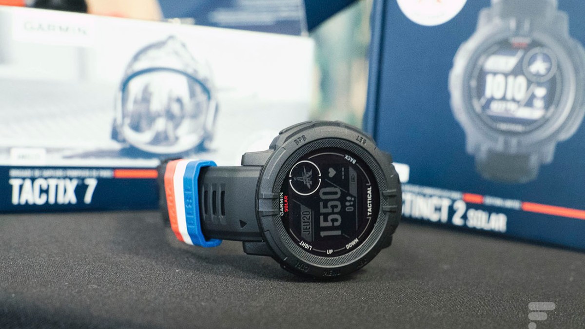 La Garmin Instinct 2 Tactical Solar édition Sapeurs-pompiers de Paris
