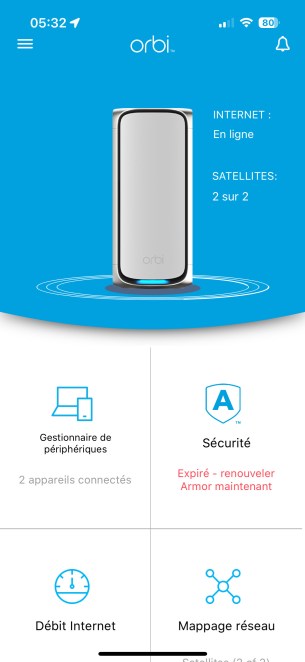 App NETGEAR Orbi 970