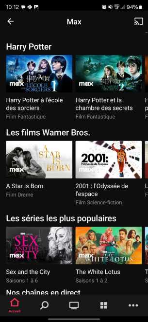 (HBO) Max disponible dans myCanal // Source : Frandroid