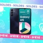 Samsung Galaxy A15 4G — Soldes d’été 2024