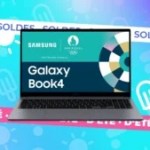 Samsung Galaxy Book 4 : la version i5 13e gen est de retour à moins de 500 € pour les soldes