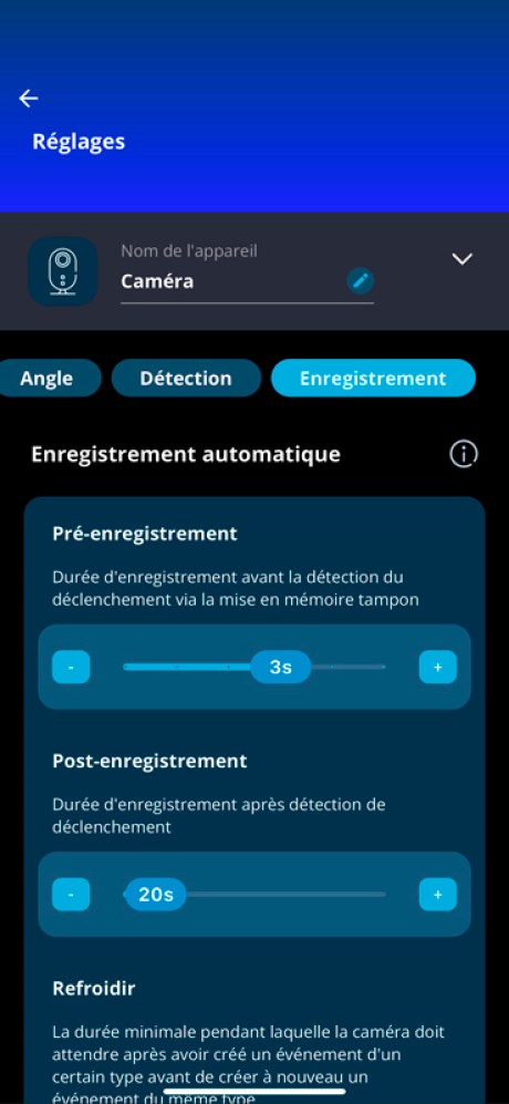 Wiz Camera Interieure Capture application Wiz 30