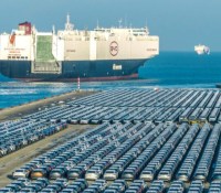 Dans le port de Lianyungang en Chine