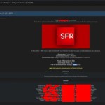 Coup dur pour SFR :  1,4 million de données clients bradées sur le marché noir du web