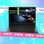 Amazon enlève 400 € à ce laptop gaming bien équipé (Ryzen 7 + RTX 4060) pendant les soldes