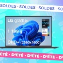 LG Gram 16 : voici un laptop puissant (i7 13e gen + 32 Go de RAM + SSD de 1 To) soldé à -50 %