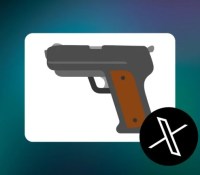 L'emoji pistolet sur X // Source : Montage Frandroid