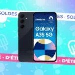 Samsung Galaxy A35 : ce smartphone abordable l’est encore plus pendant les soldes d’été