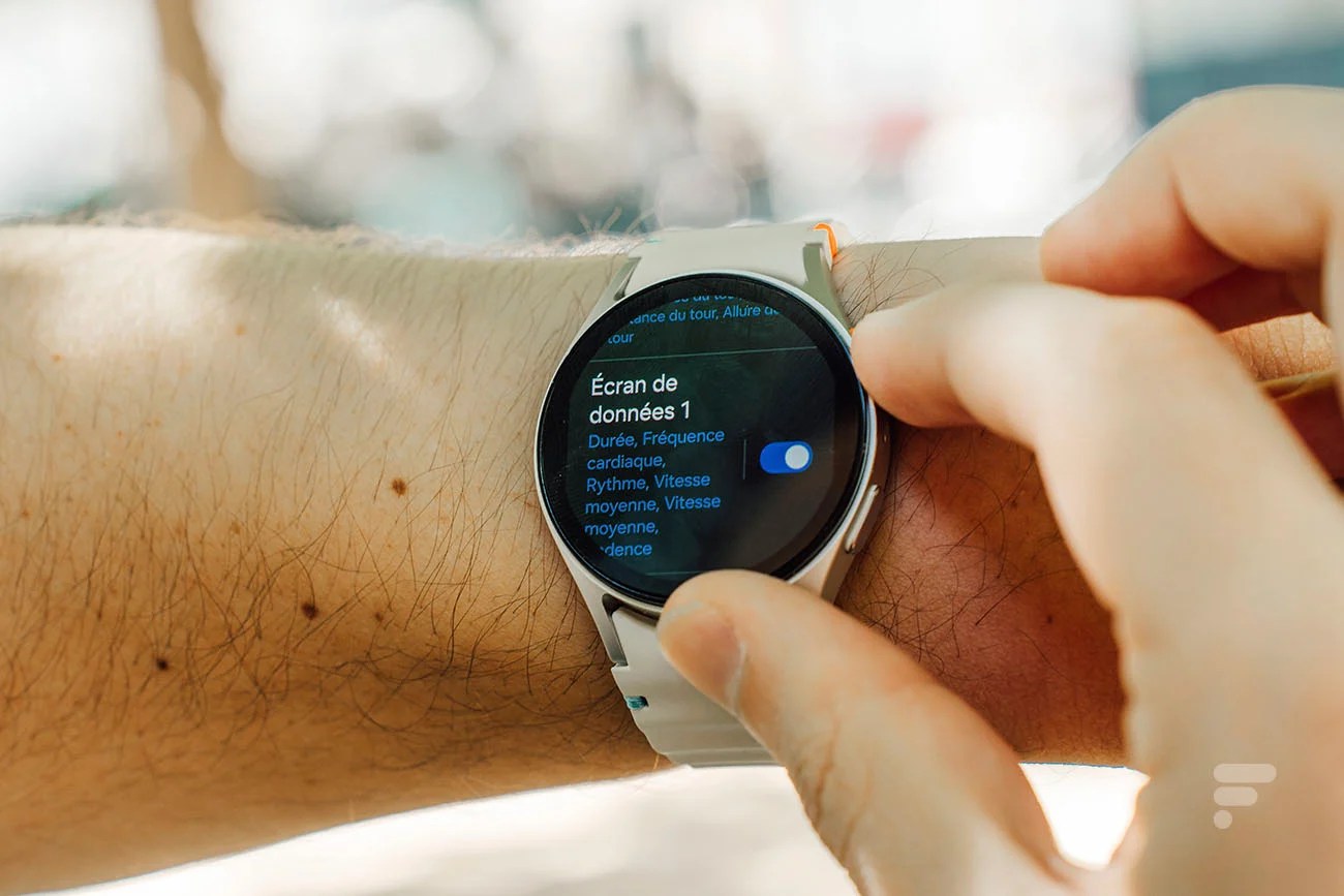 La Samsung Galaxy Watch 7 // Source : Robin Wycke - Frandroid