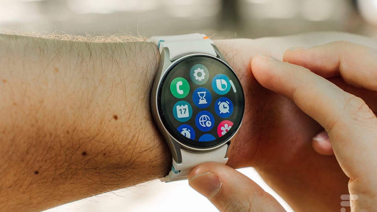 L'écran de la Samsung Galaxy Watch 7